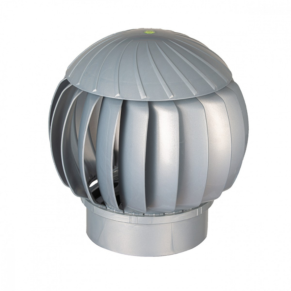 Ротационный дефлектор (турбодефлектор) 160 мм цвет: серебристый